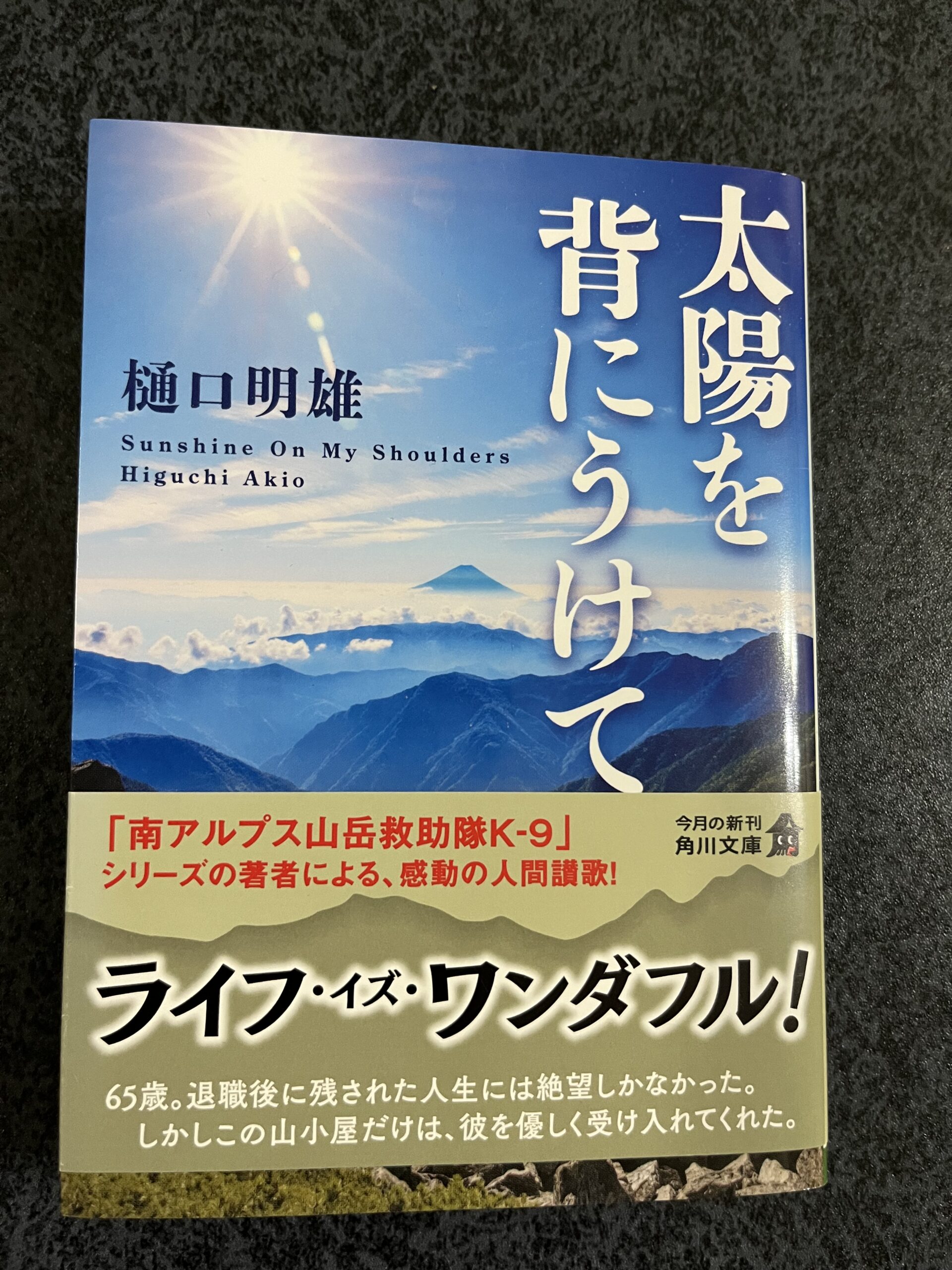 太陽を背にうけて